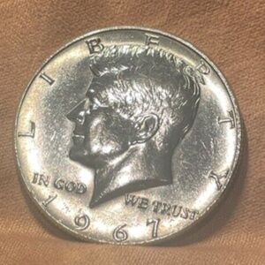 1967 Kennedy Half Dollar Gem Like 40% Silver